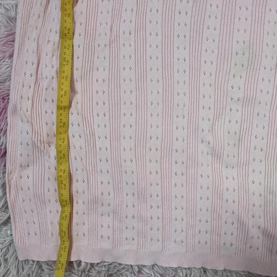 KB‎ Collections Sleeveless Sweater Tank Top Ribbed Knit Pink Casual Size undefined - Image 4