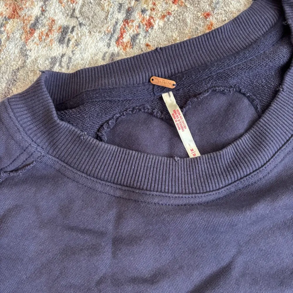 Free People Eleanor Striped Sweatshirt Tunic Dress - Image 3