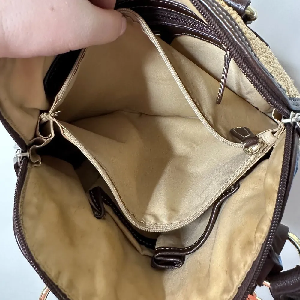 Giani Bernini  Boho Wicker Braid Straw Woven Shoulder Bag - Image 9