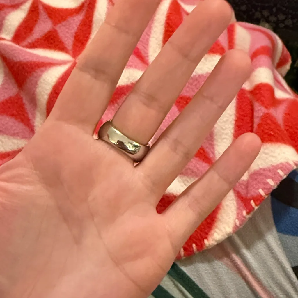 Elegant Pink Gemstone Ring Size 7 Vintage Play Jewelry - Image 2