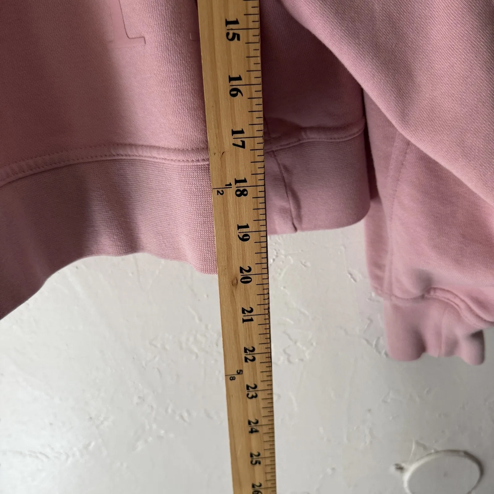 Nike Sweatshirt Womens Medium Pink Just‎ Do It Swoosh Cropped Pullover Dri-FIT - Image 5