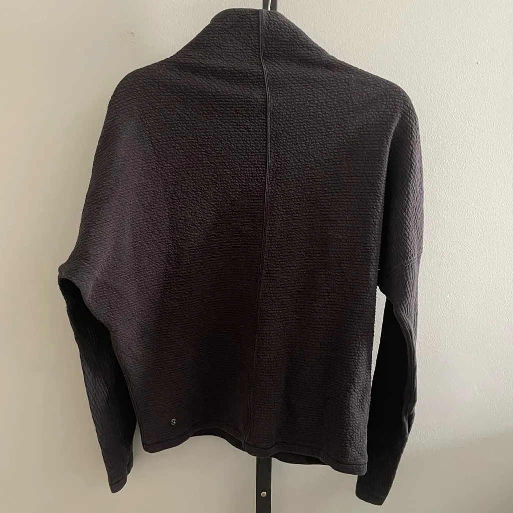 Lululemon  Along the Way Mock Neck Long Sleeve Black - Image 3