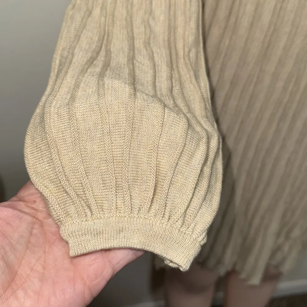 MAX STUDIO NWT A-LINE SWEATERDRESS PLEATED woman size XS - Image 5