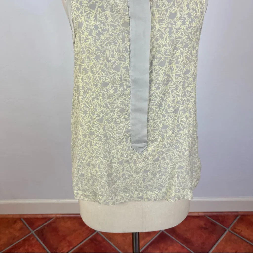 Rag and Bone  Patterned Grey Tank Top - Image 6