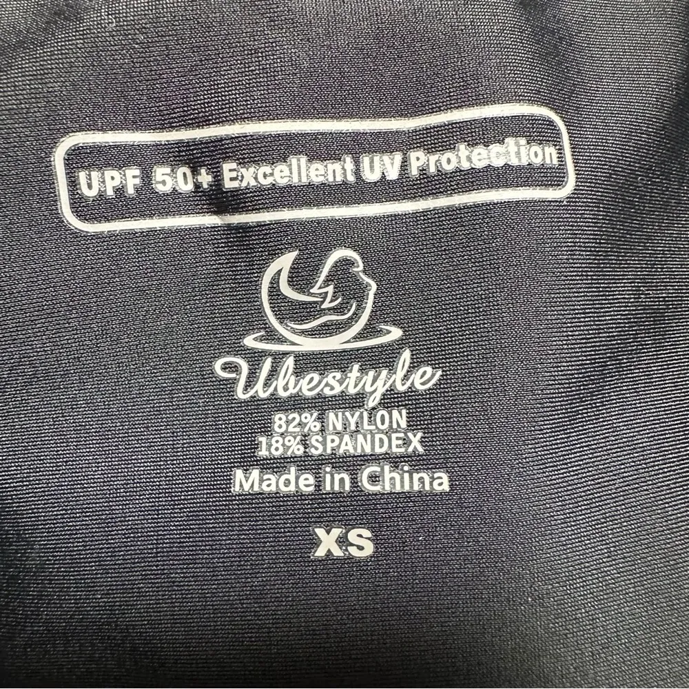 Ubestyle Black Leggings SPF 50 Swim Athletic Water Sports Bottoms XS - Image 6