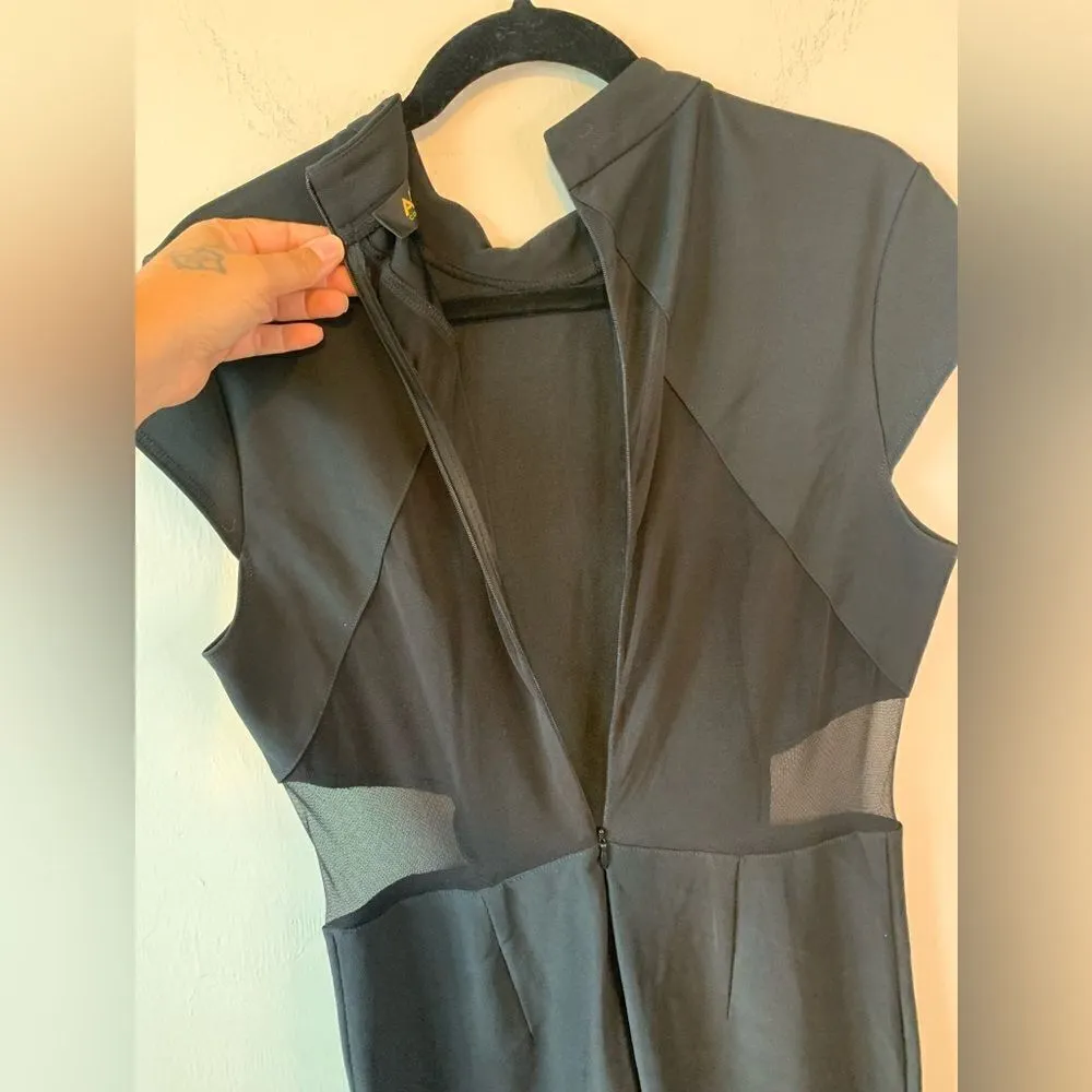 ABS Allen Schwartz Black mesh dress size 12 - Image 9