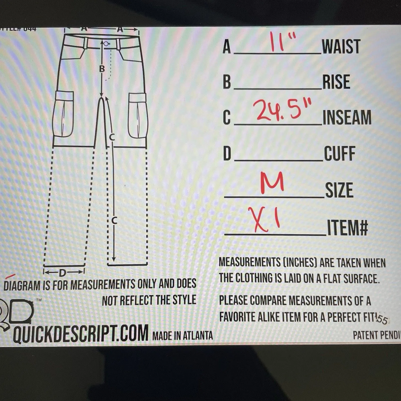 BuffBunny Size M Pink Blush High Rise Leggings Workout 7/8 Length - Image 6