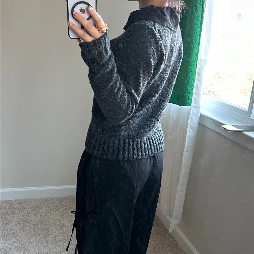 Cos Sweater with Ruffled Collar. XS - Image 10