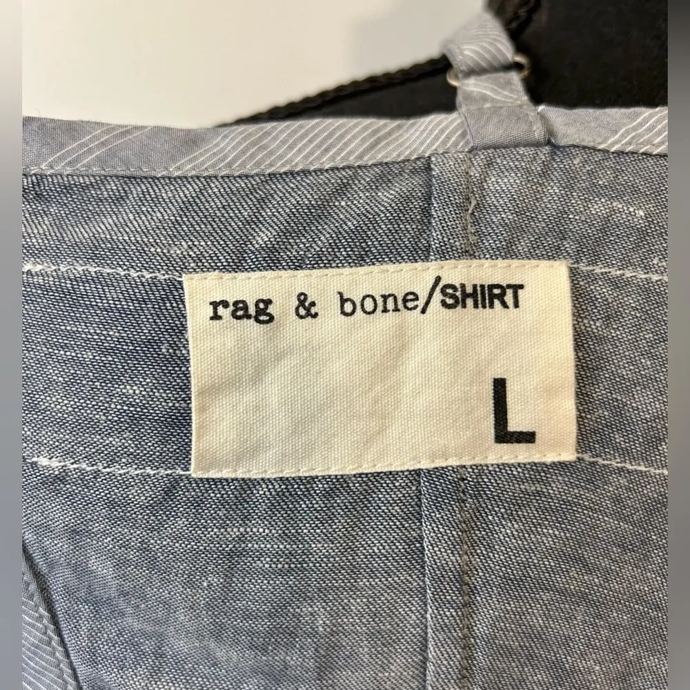 Rag & Bone Chambray Shirt Dress Size Large - Image 8