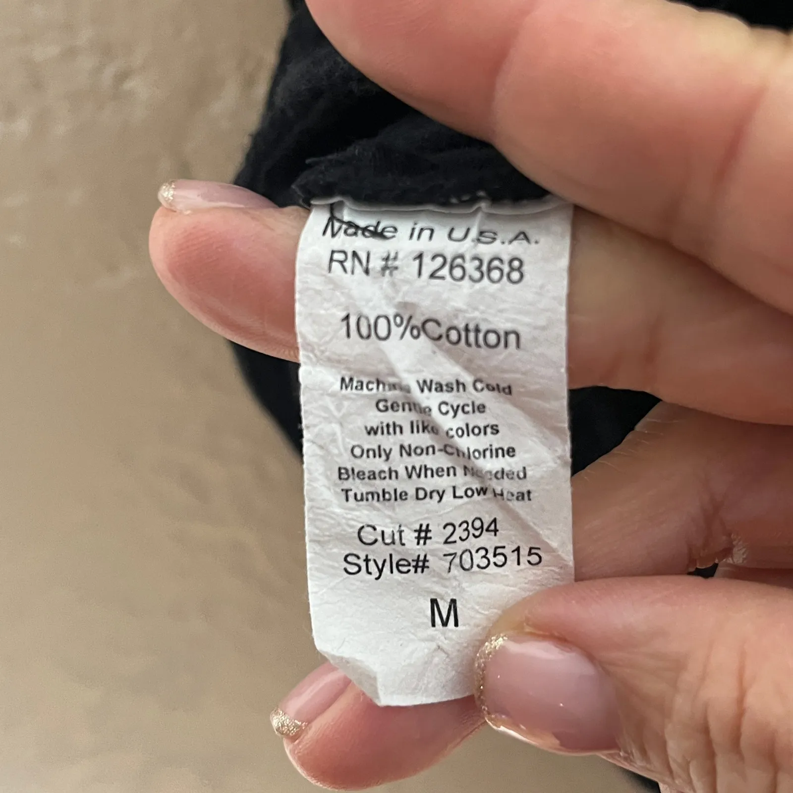 Wilt Shrunken Boyfriend Tee Minimalist Casual Slub Cotton Women Black Medium - Image 5