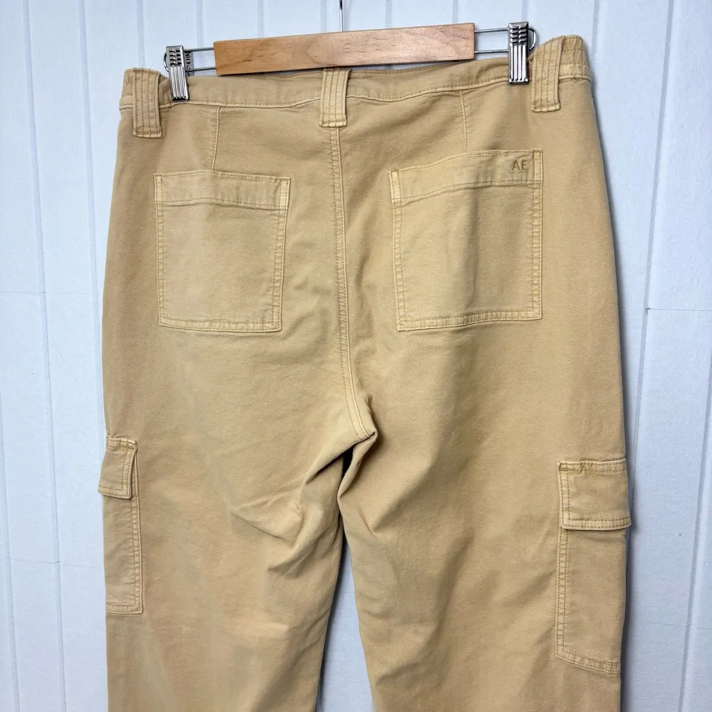 American Eagle Outfitters Tan Cargo Pants size‎ 12 - Image 3