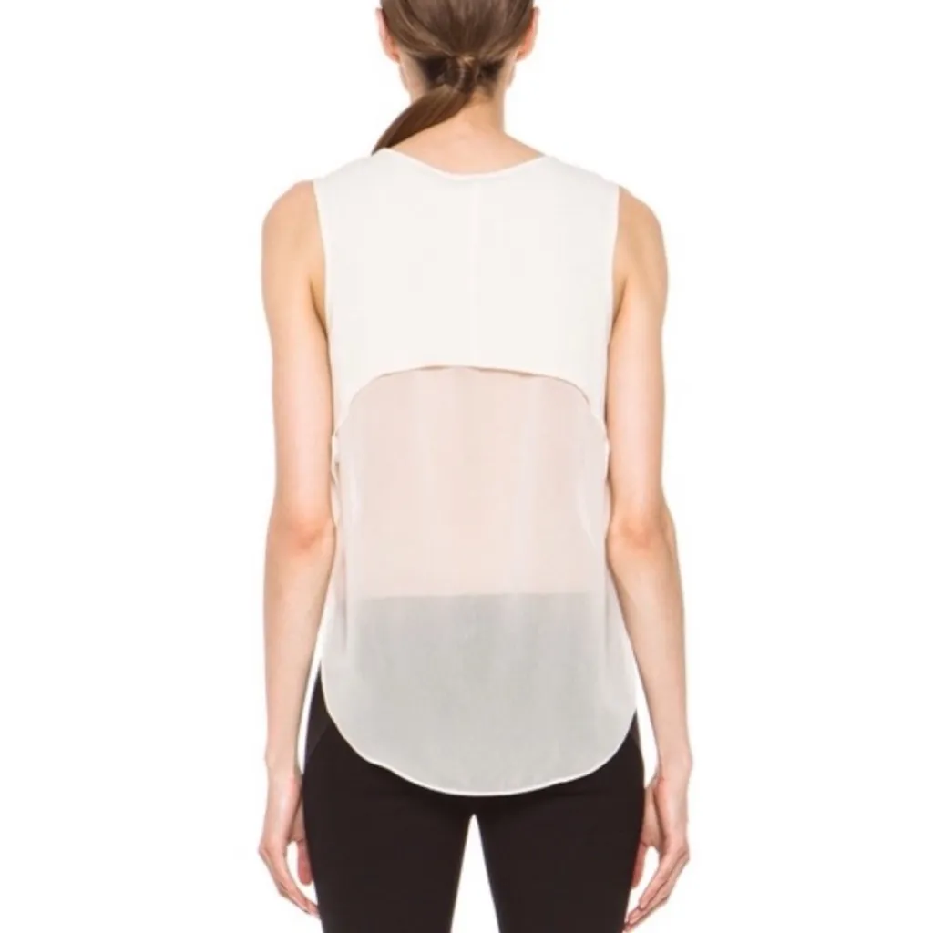 rag & bone | fleet tank in white and gray - Image 3