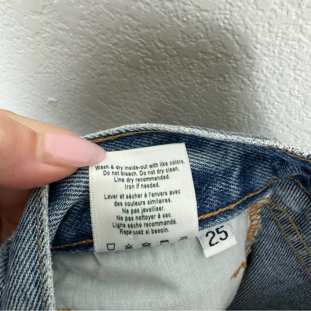 EB Denim Crossover Pant Jeans in Cielo 100% Cotton Size 25 - Image 7