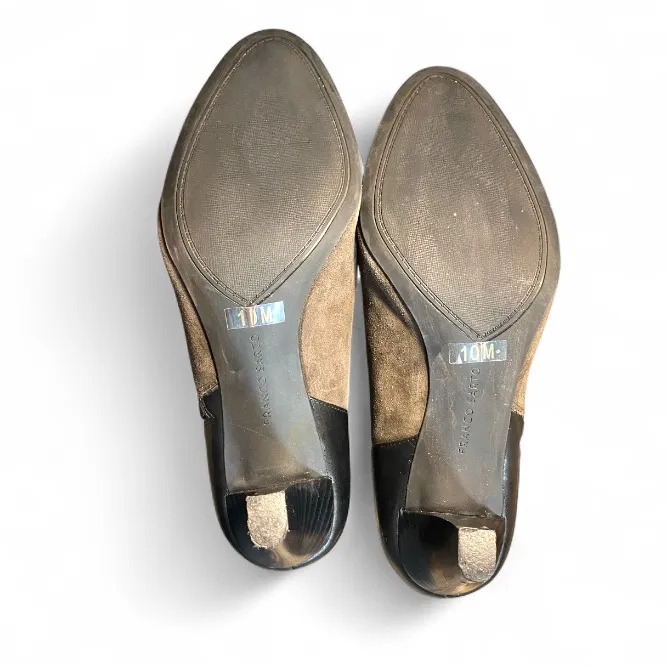 Franco Sarto Black and Gray Ankle Booties - Image 6