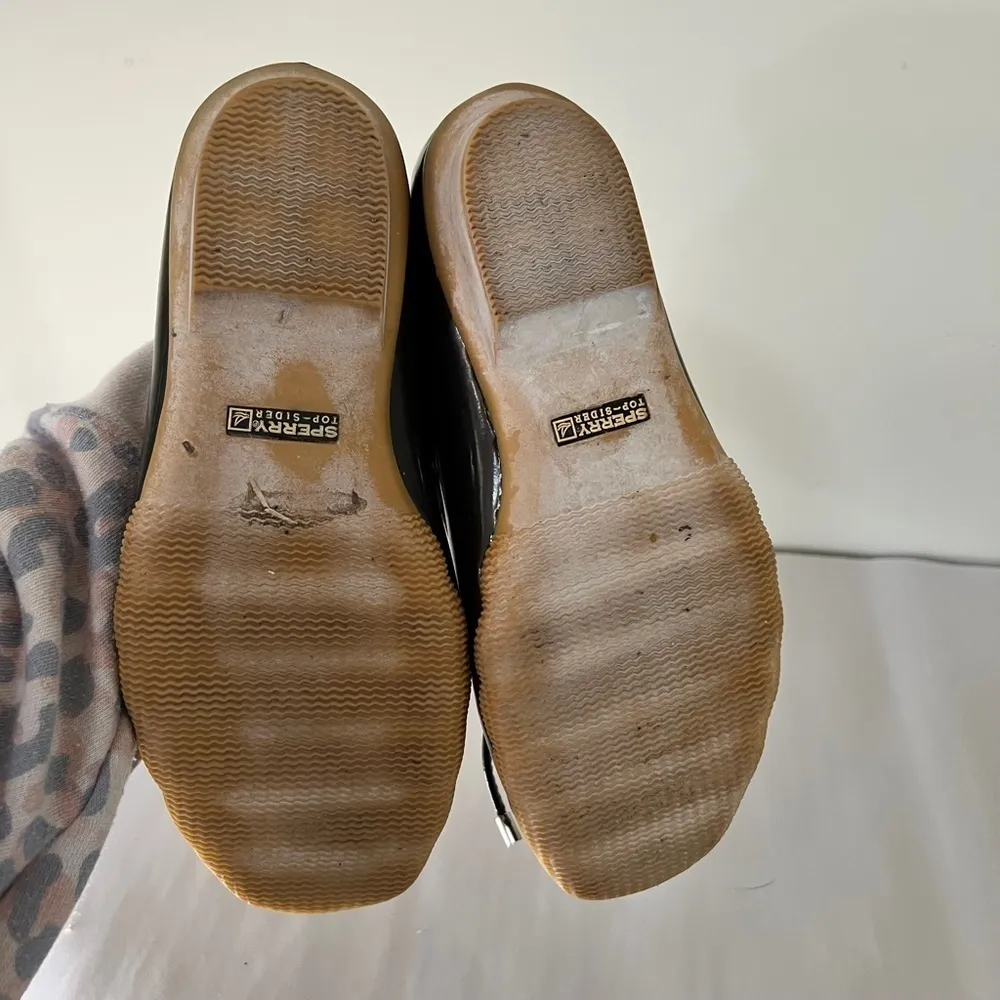 Sperry Top Sider Women's Saltwater 1-Eye Waterproof Rain Duck Sherpa Lined Boots - Image 8