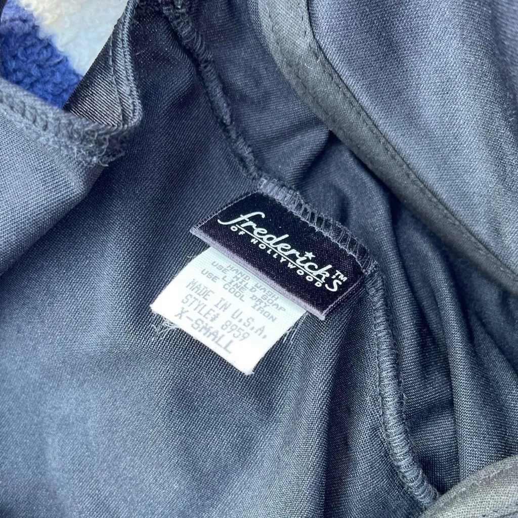 Frederick’s of Hollywood mini black dress w/ lace detailing cute Halloween maid - Image 4