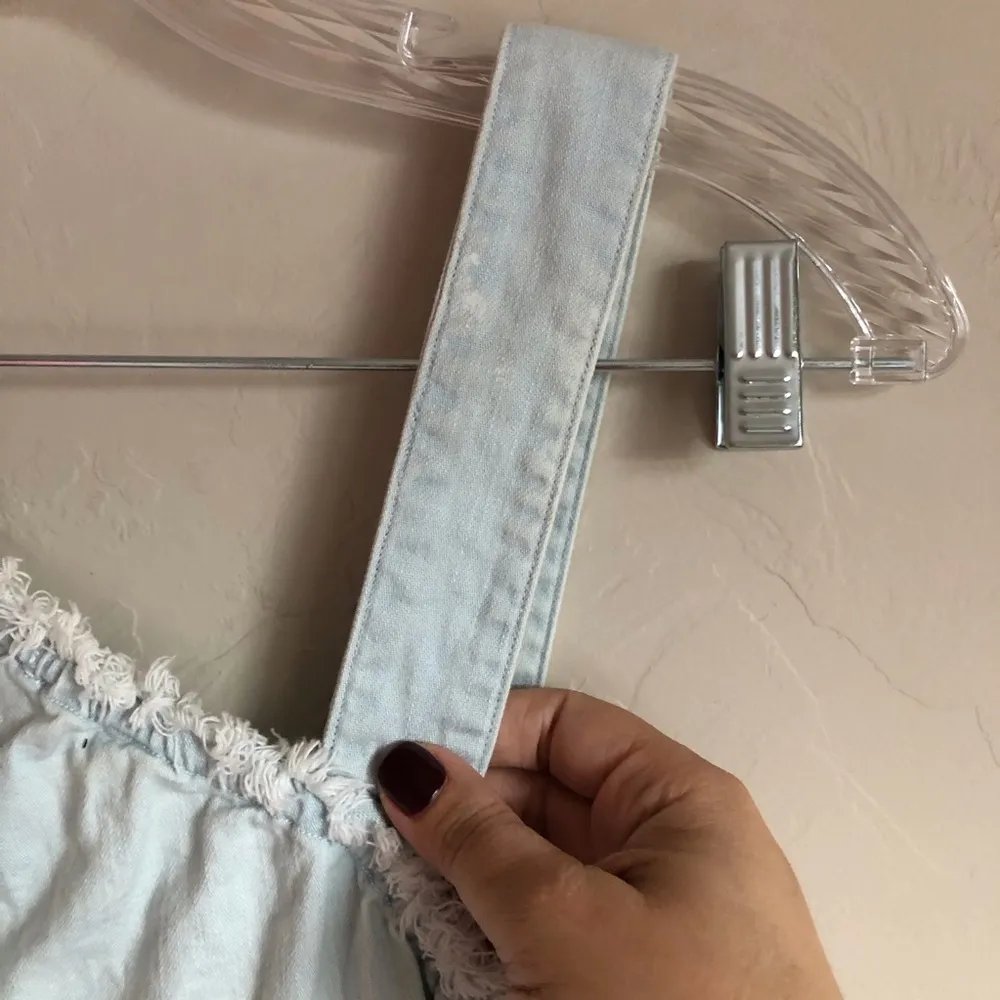 BDG Atlantic Chambray Raw Hem Top - Image 3