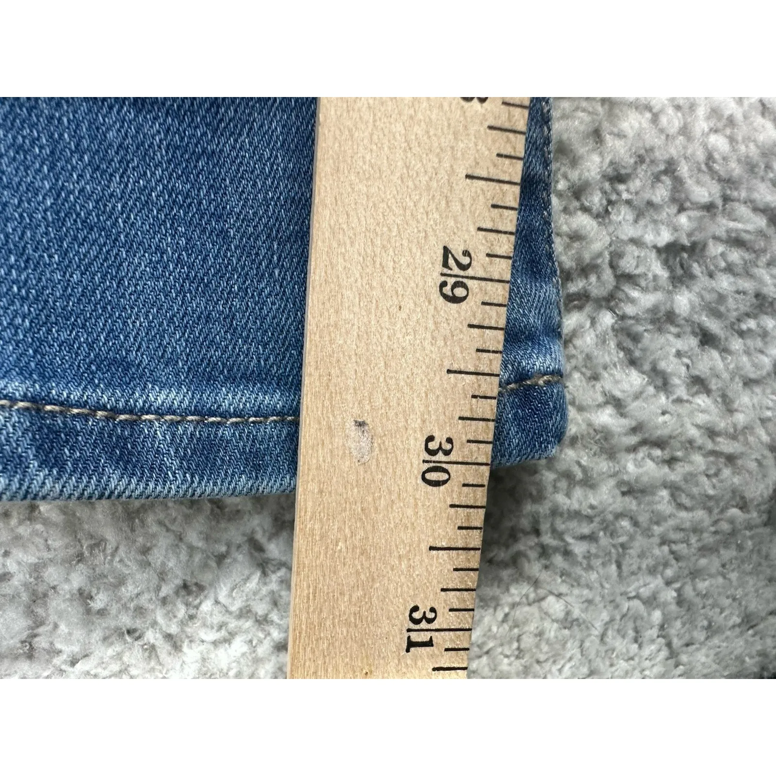 Lucky Brand Jeans Women's 12/31 (32X32) Stevie High Rise Flare Medium Wash Retro - Image 7