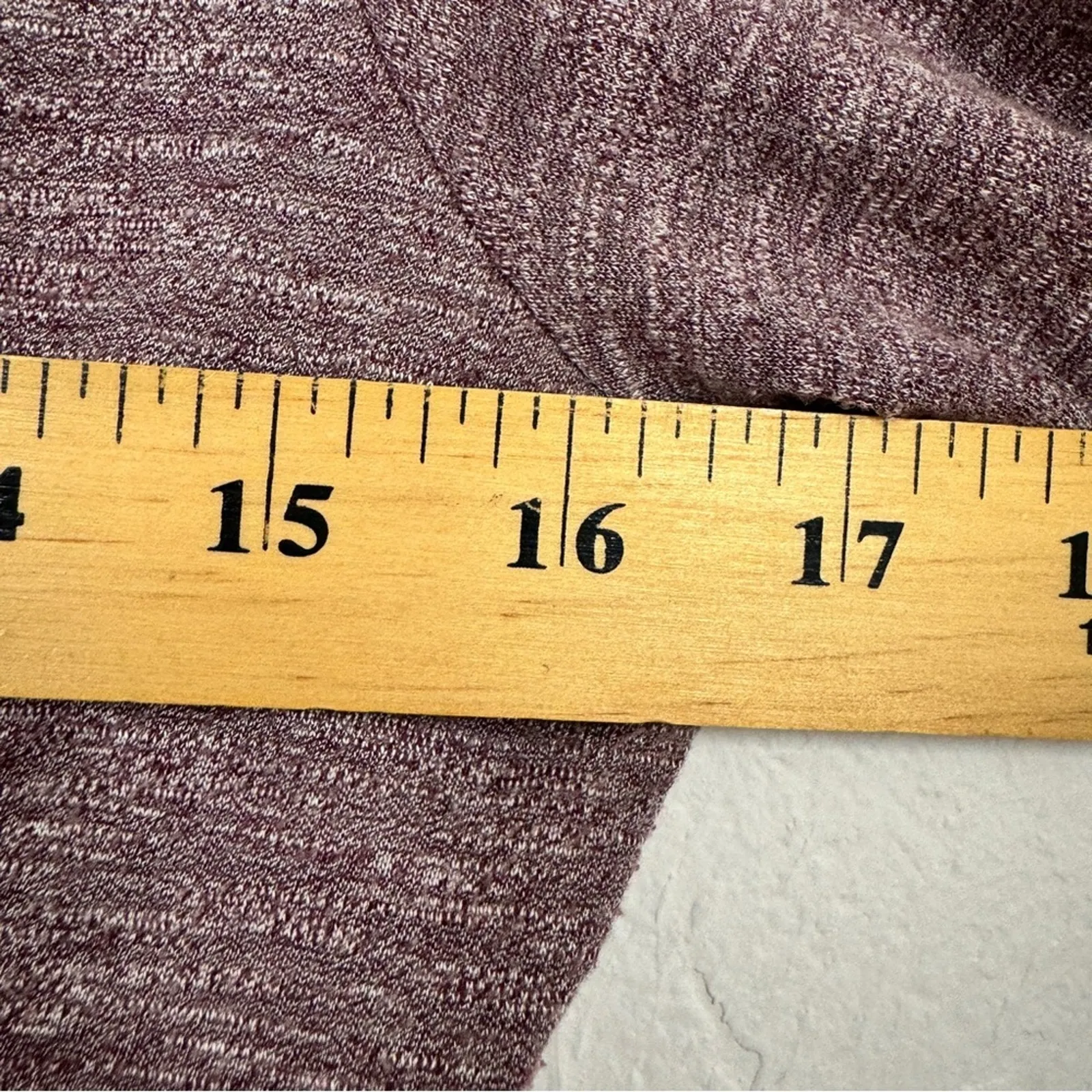 Athleta Purple Heathered Sweater Dress Womens M Mini Gorpcore Casual Long Sleeve - Image 8