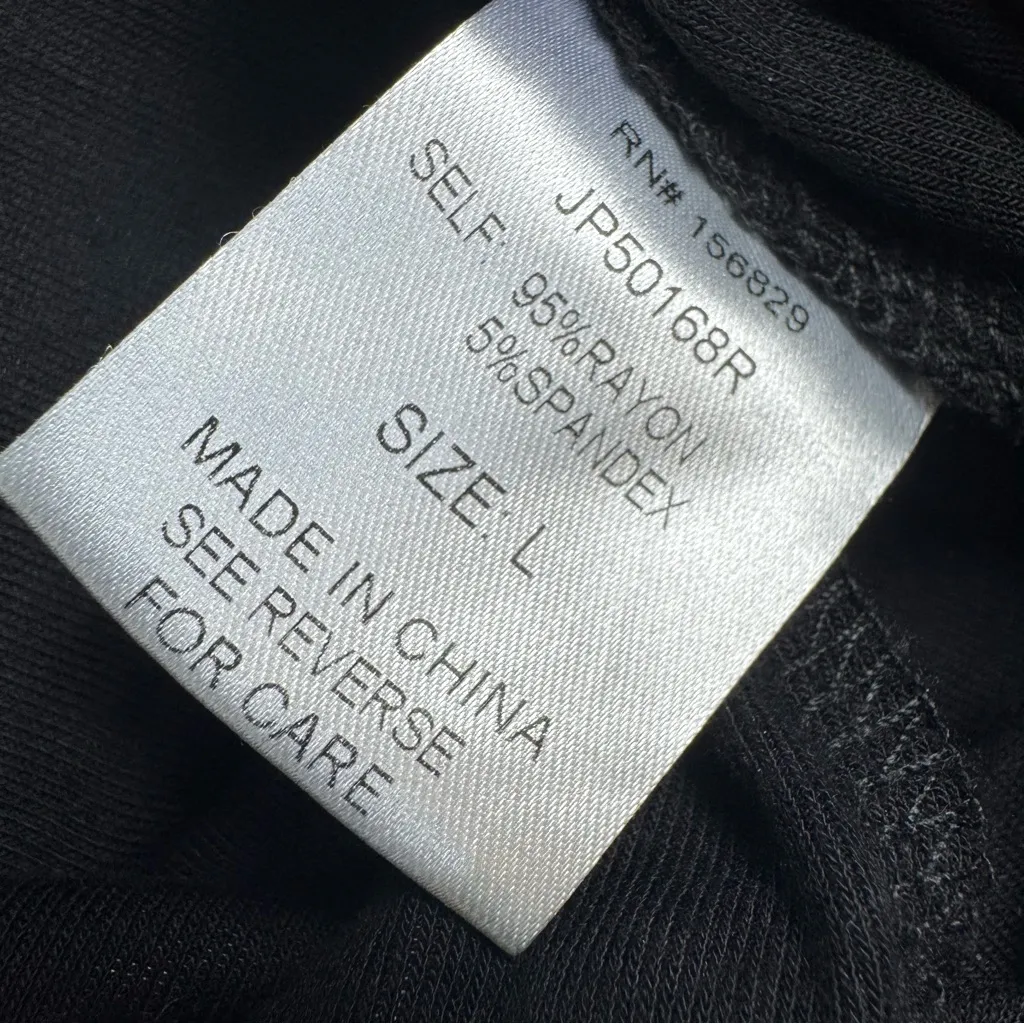 White Burch Black Vintage Wash Wide Leg Pants Jumpsuit — Acid Wash Large - Image 5