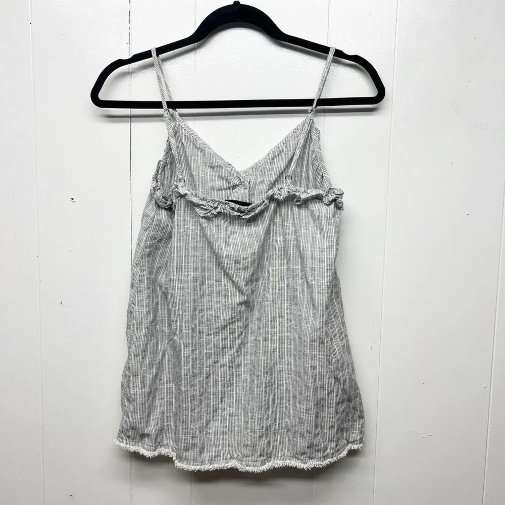 Doe & Rae Fringe Flowy Coquette Beach Western Cottagecore Women's Top Size Small - Image 5