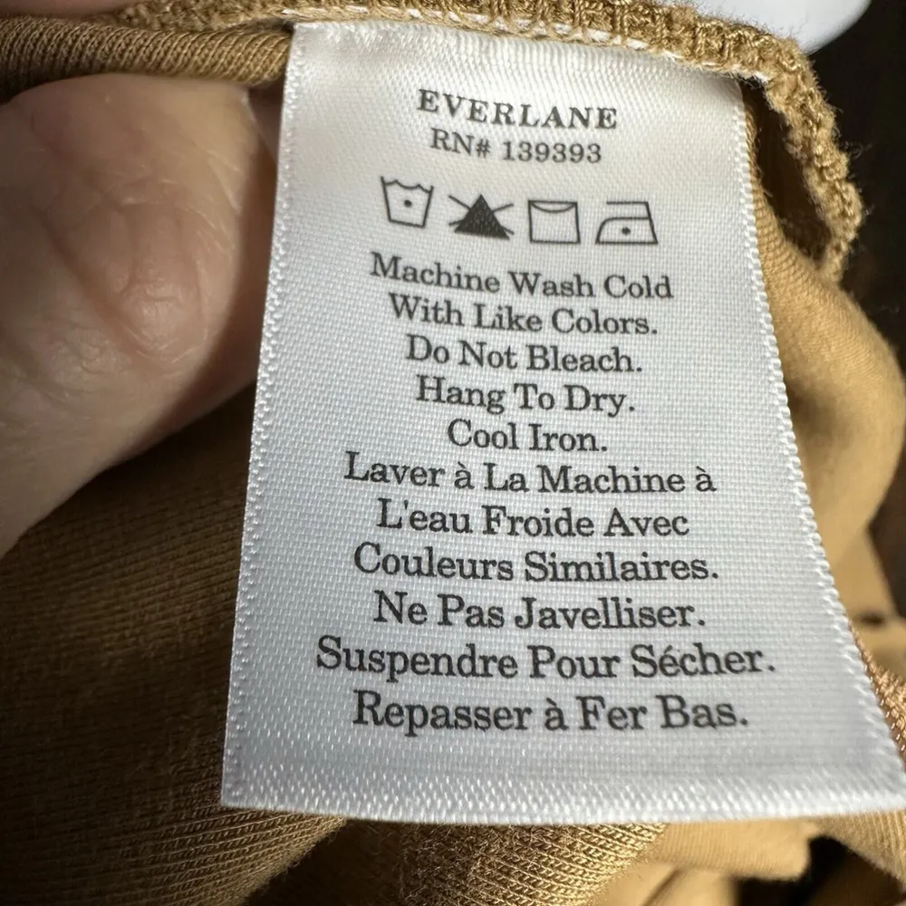 NWOT Everlane Medium The Dream 90’s Shift Dress Toasted Coconut Mini Sleeveless - Image 7