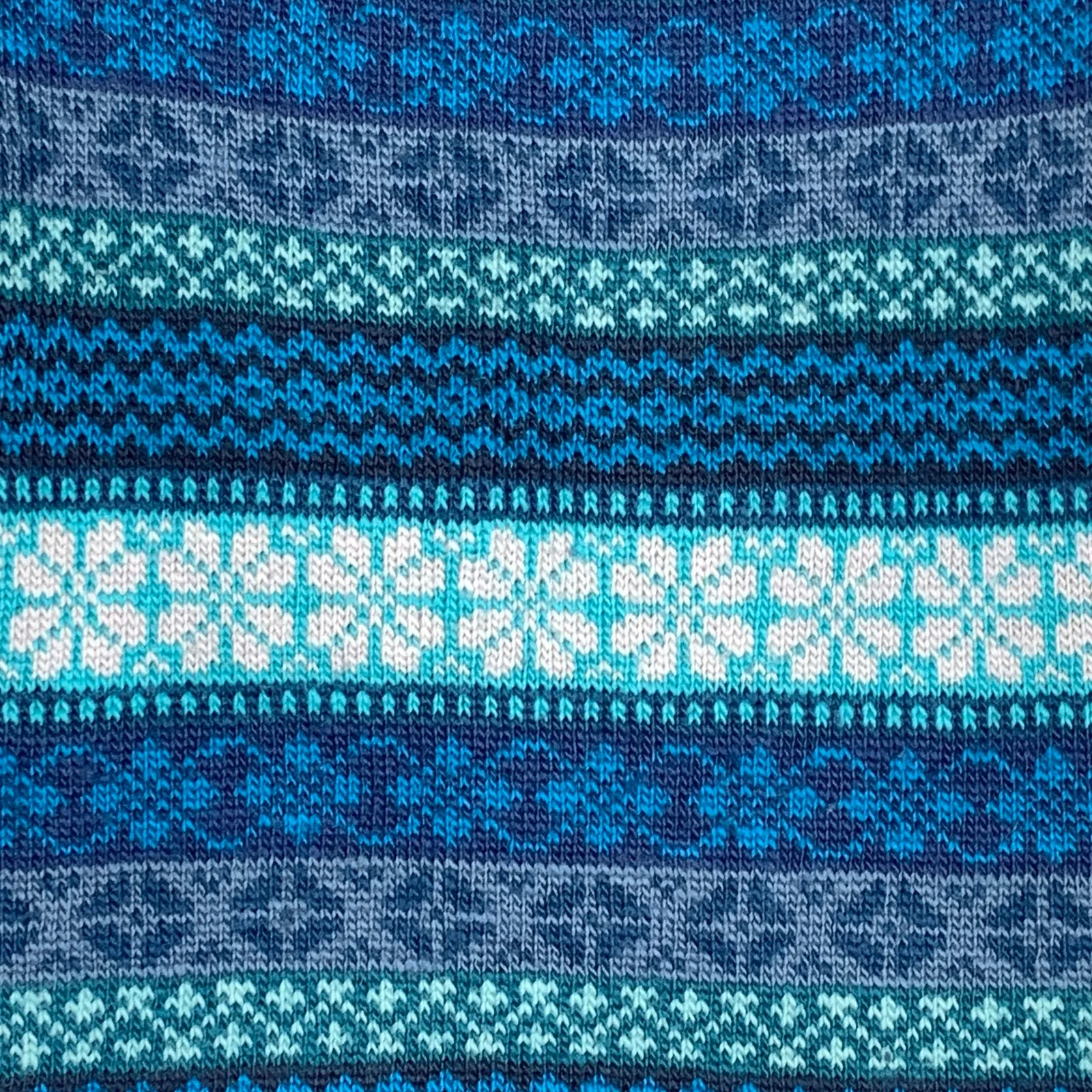 Everest Designs Wool Kopisha Skirt Nordic Knit Fair Isle Lined *excellent Blue - Image 2