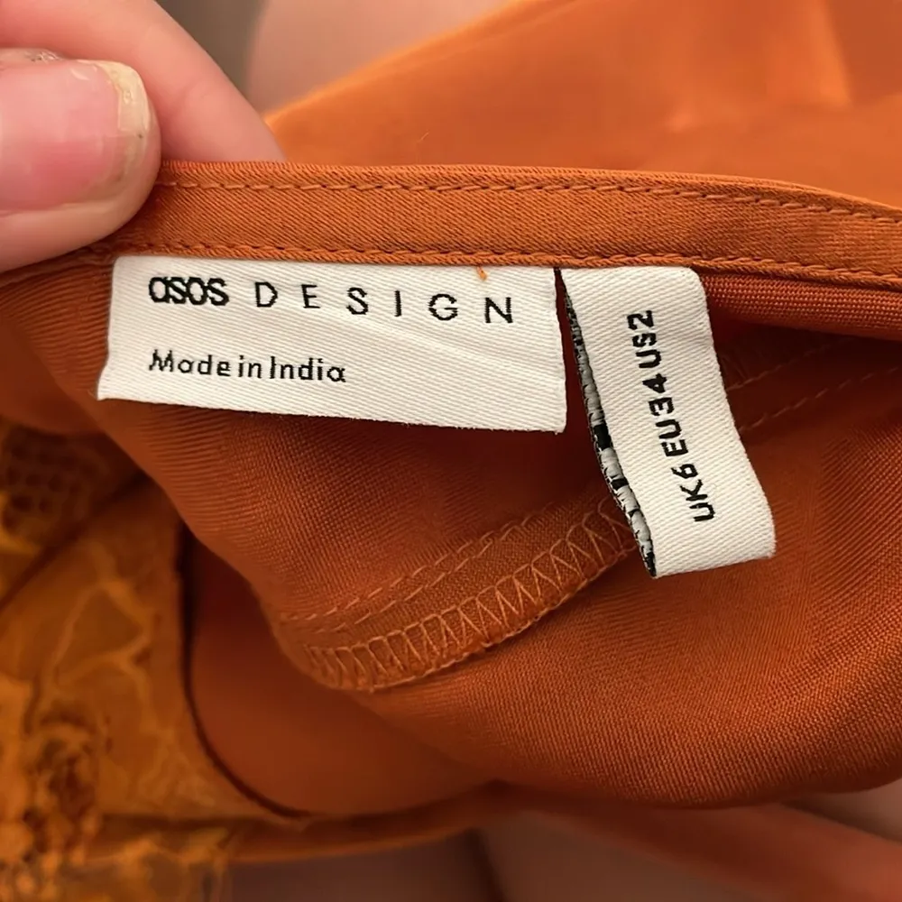 NWT ASOS DESIGN Orange Dress Size 2 - Image 6