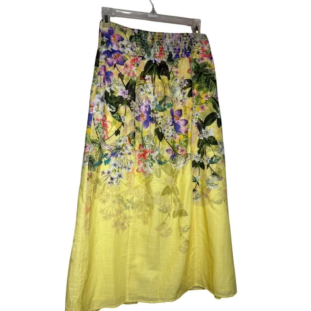 Anthropologie Maeve Floral Midi Skirt Sz. 4P - Image 4