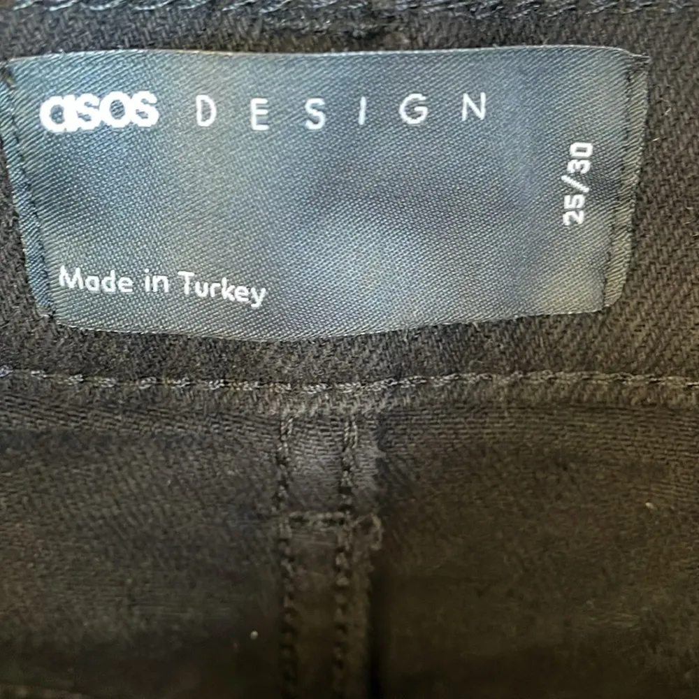 ASOS Black High Rise Split Hem Jeans - Image 6