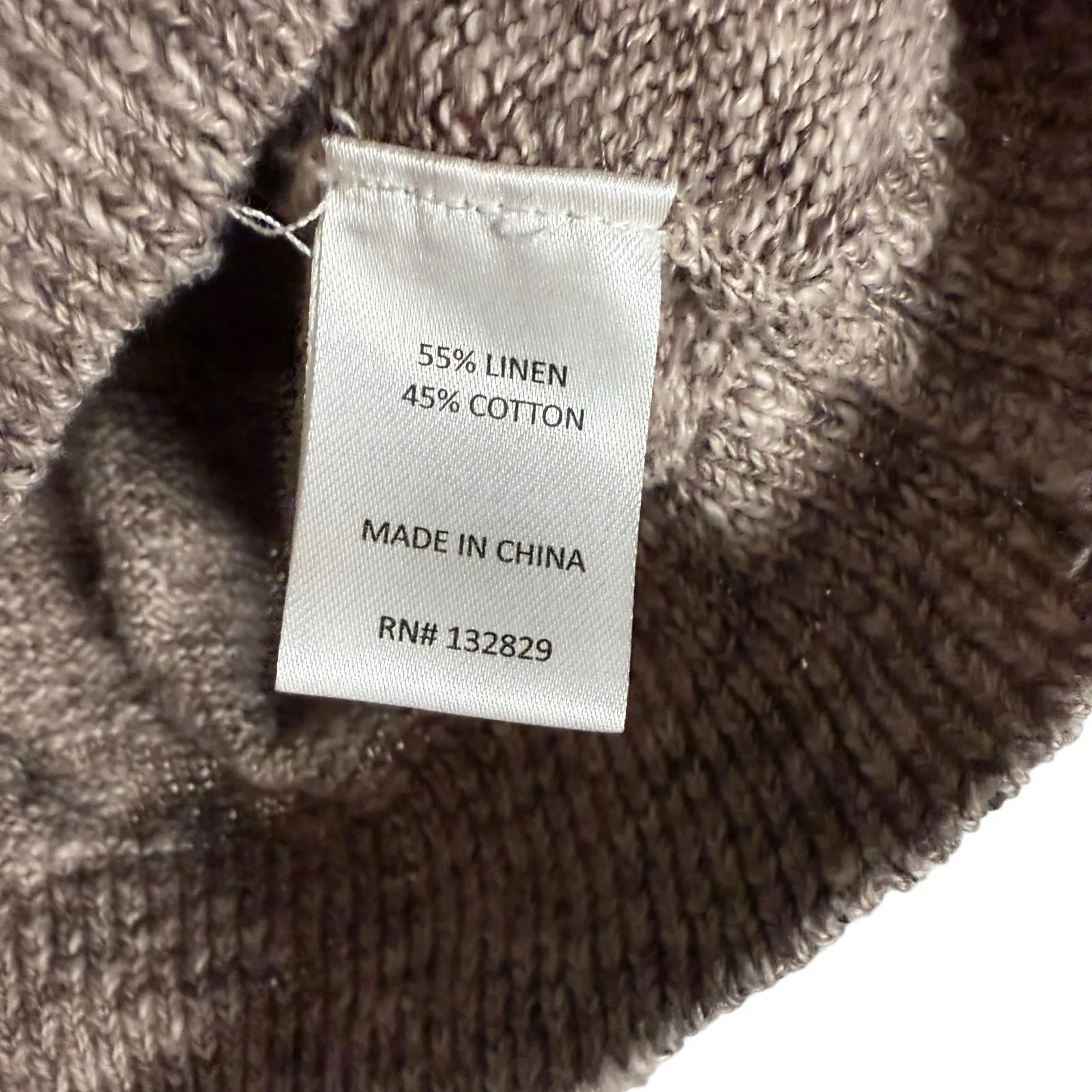 Lovers & Friends Rosalie Brown Linen Crop Polo Sweater Shorts Set Small - Image 6