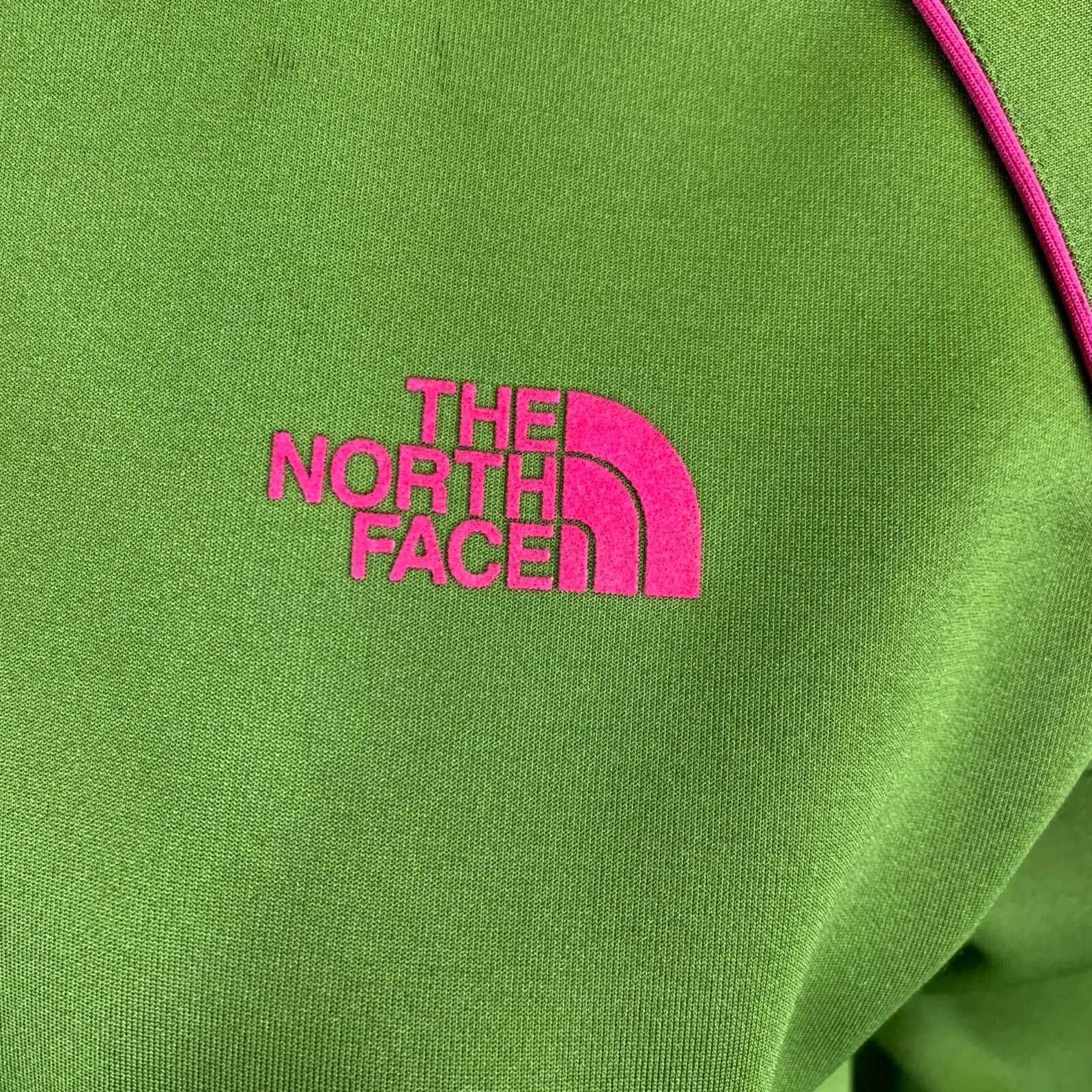 The North Face Womens A5 Series Retro Track Jacket Green and Pink Small - Image 8