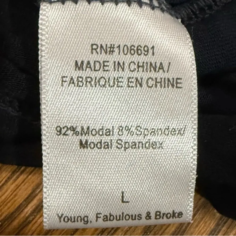 Young Fabulous & Broke HOWELL Ombre Long Sleeve Romper Size Large - Image 4