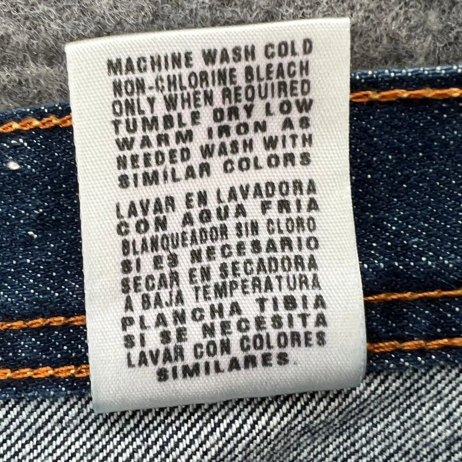 Ralph Lauren Jeans Womens 6 Blue Kelly Stretch Denim Y2K Bootcut Whisker Western - Image 12