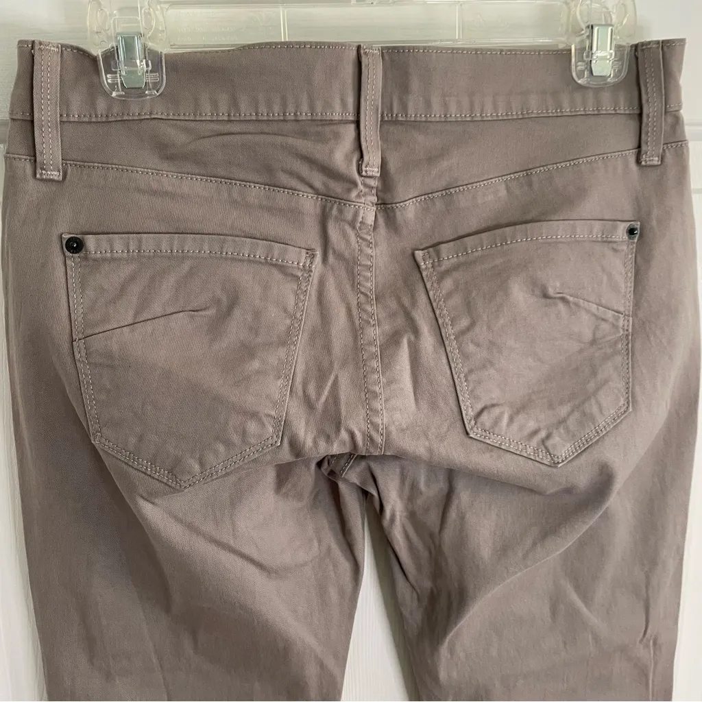 James Jeans Tan Jeans retro neutral western slim cut denim ladies Size 27 waist - Image 6