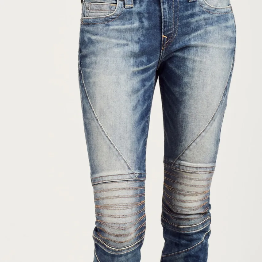 True Religion Halle Moto jeans mid rise super cropped skinny size 29 x 26 - Image 15