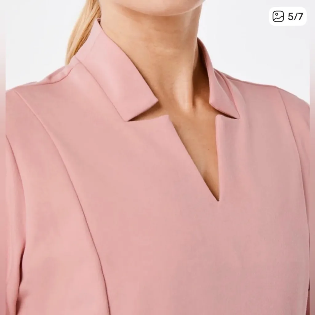 Figs Women's Pink Sand Inala Top NWT - Image 4