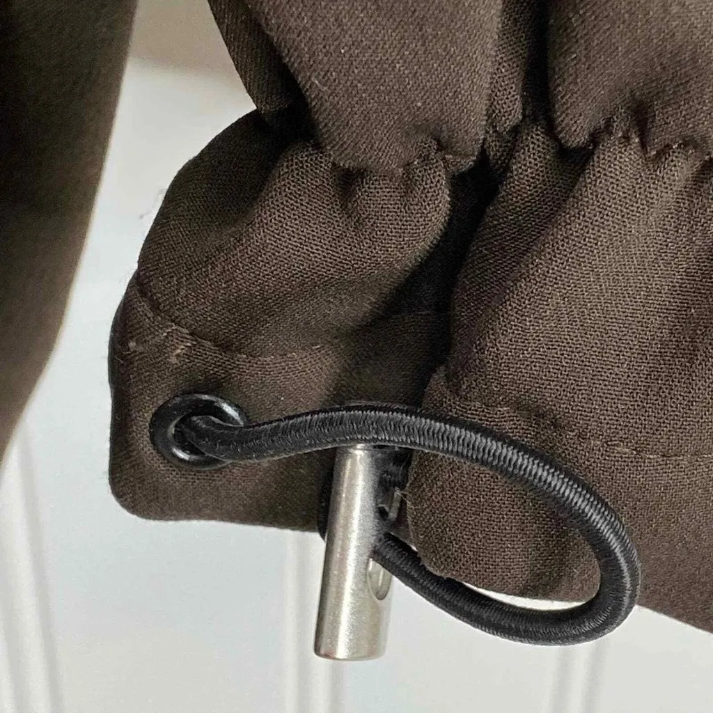 Fjall Schoeller Soft Shell Jacket Womens‎ Medium Brown Fleece Lined - Image 4