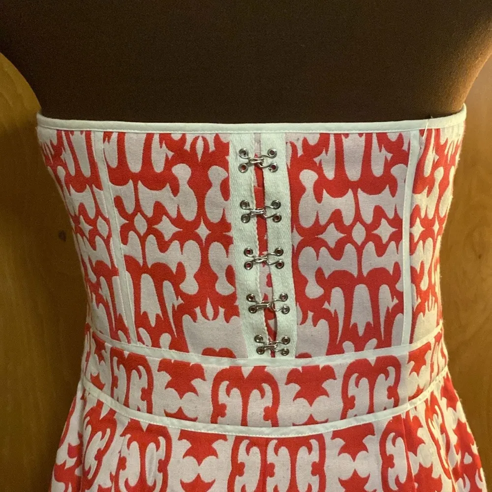 LAUNDRY Pink & White Dress NWT Size 6 - Image 7