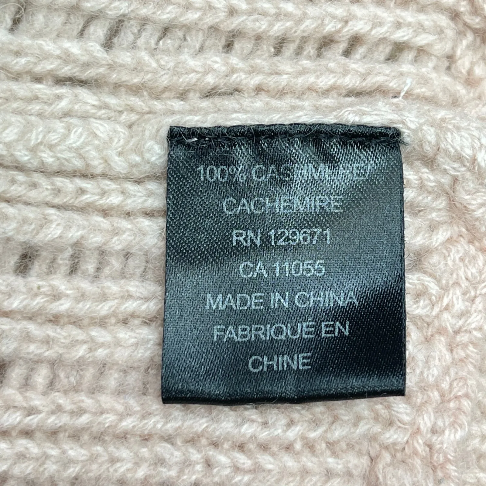 360Cashmere womens ombre knit sweater Small pink and off-white - Image 9