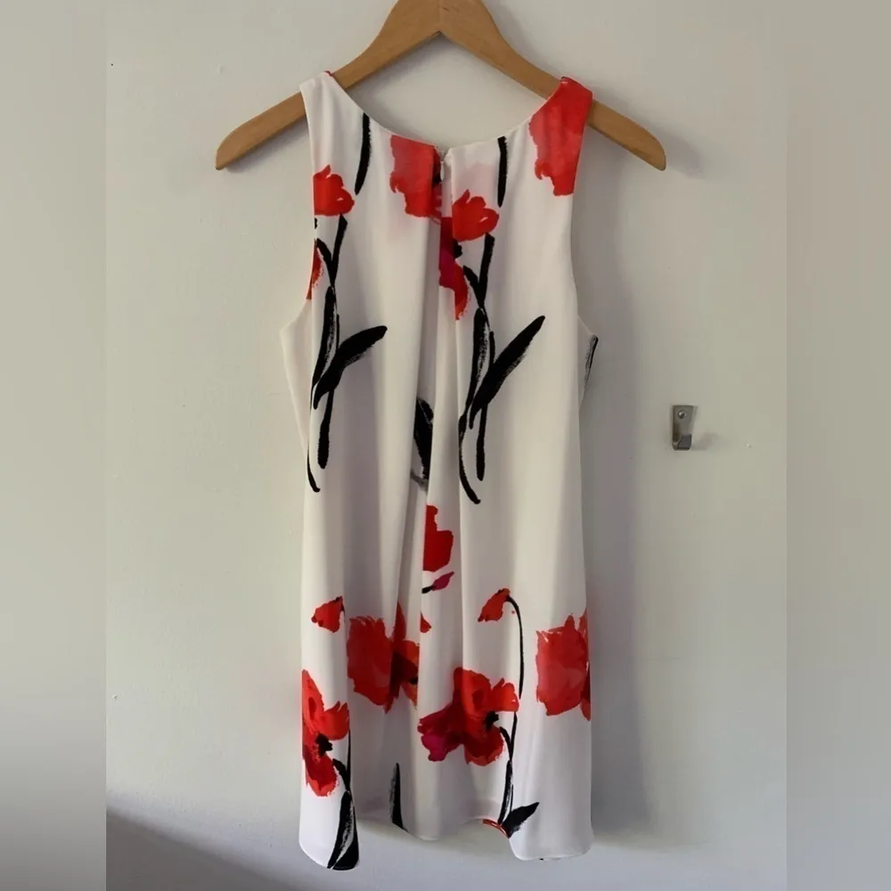 Lauren by Ralph Lauren Women’s White Sleeveless Floral Petite Dress 6P - Image 5