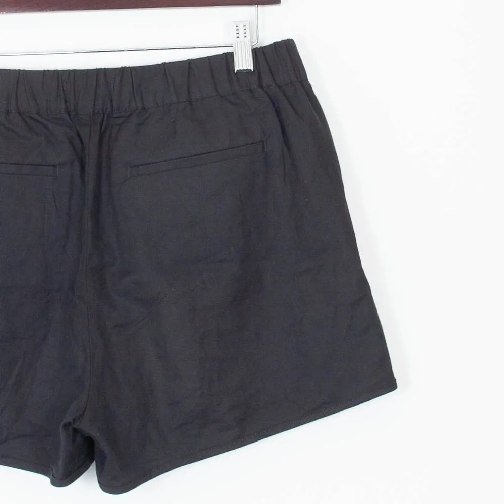 Black High Rise Pull-On Shorts Womens Size Medium - Image 7