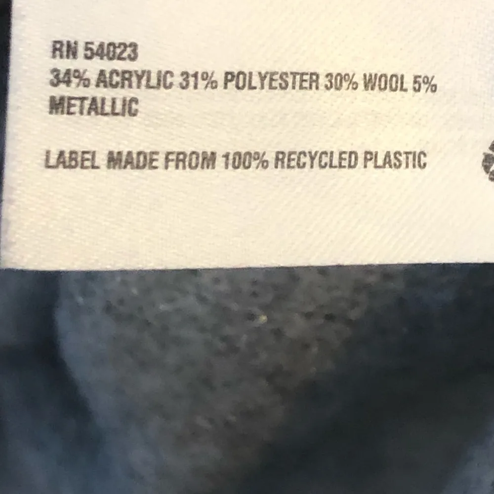 Gap Silver Sweater Pull Over Sparkly Vneck Wool Size Large. Lightweight - Image 4