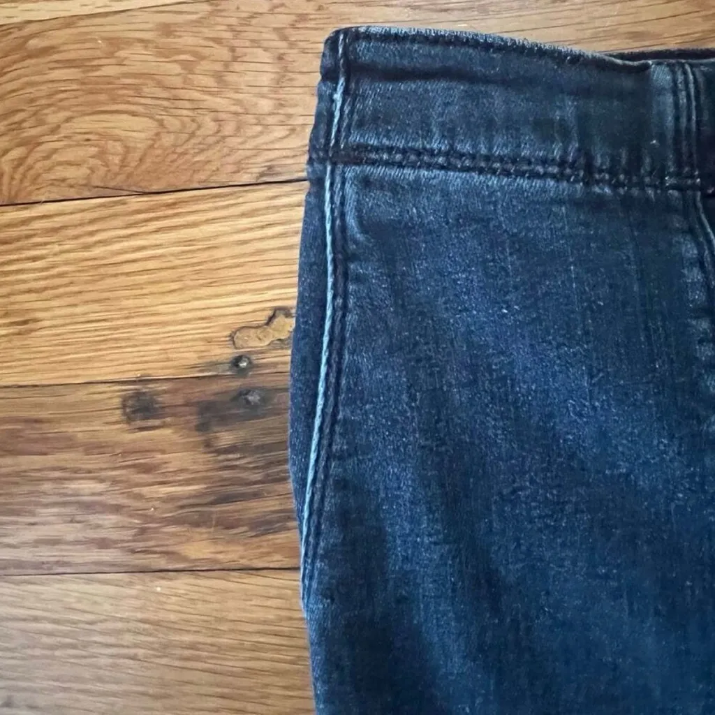 J. Jill Metropolitan Denim Blue Indigo High-Rise Wide-Leg Jeans Women’s Size 12 - Image 4