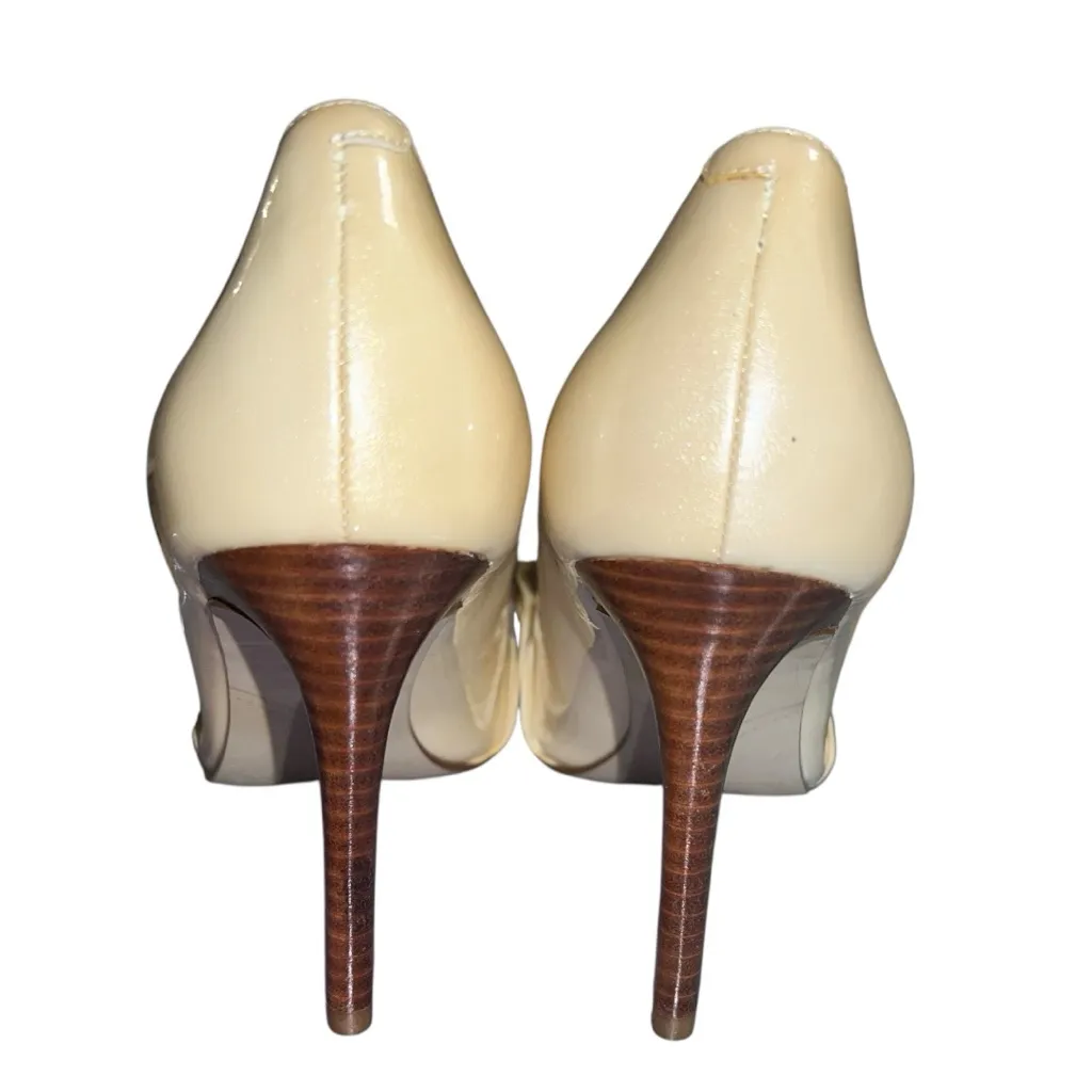Enzo Angiolini Cream High Heels with Ruffle Detail. Ntn - Image 10