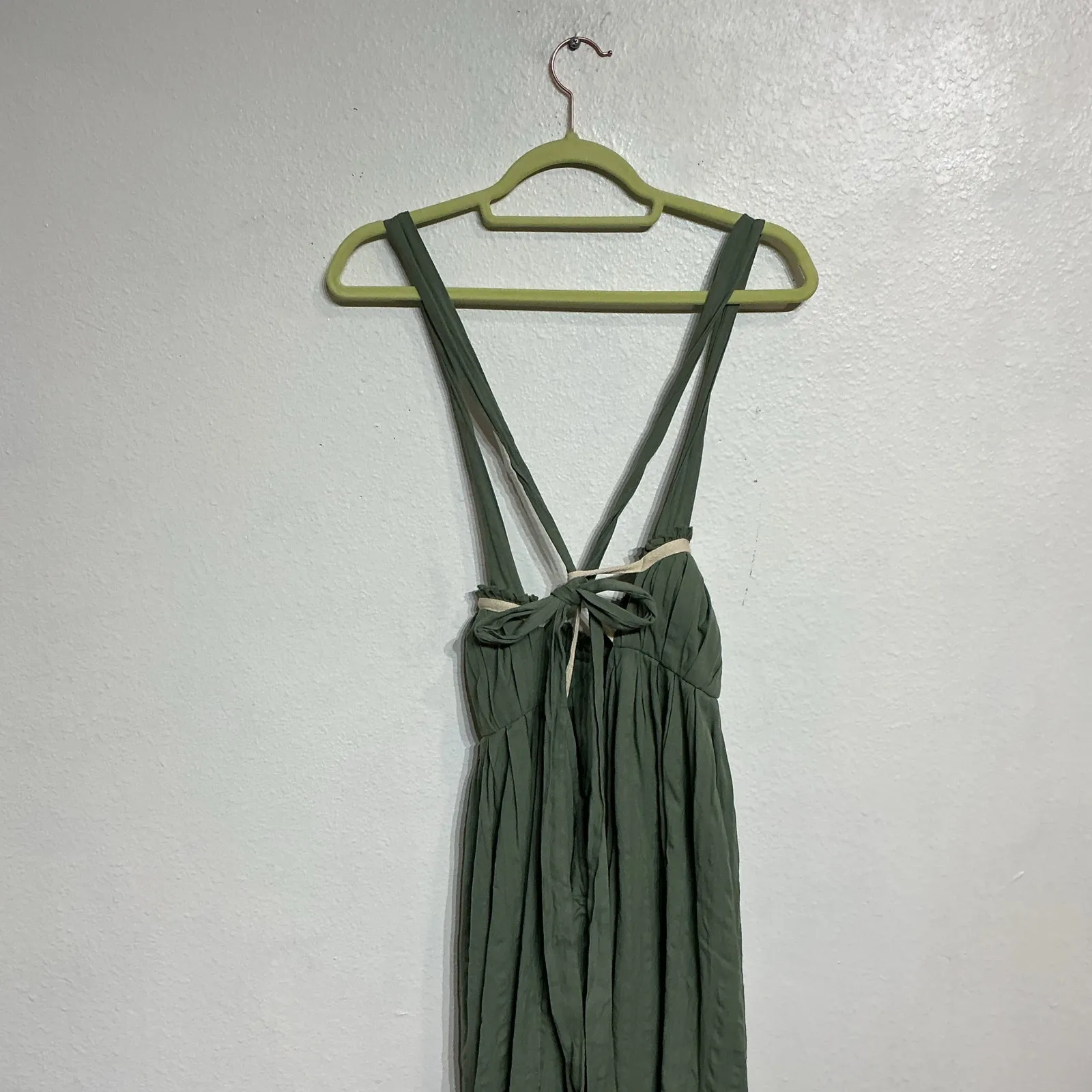 Free People Free-est Poppy Midi Dress Ruffle Sweetheart Garden Party Sz S - Image 7