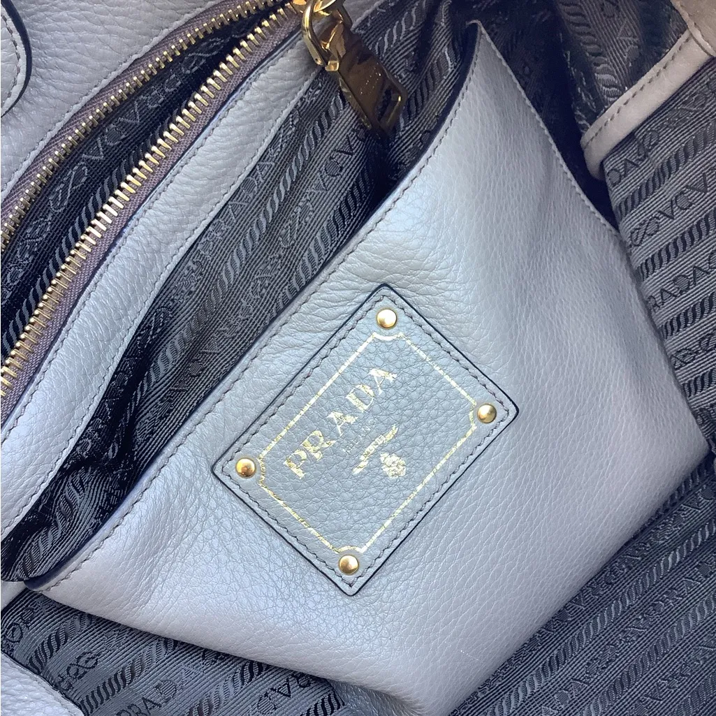 NICE genuine leather PRADA tote bag 💖 - Image 8