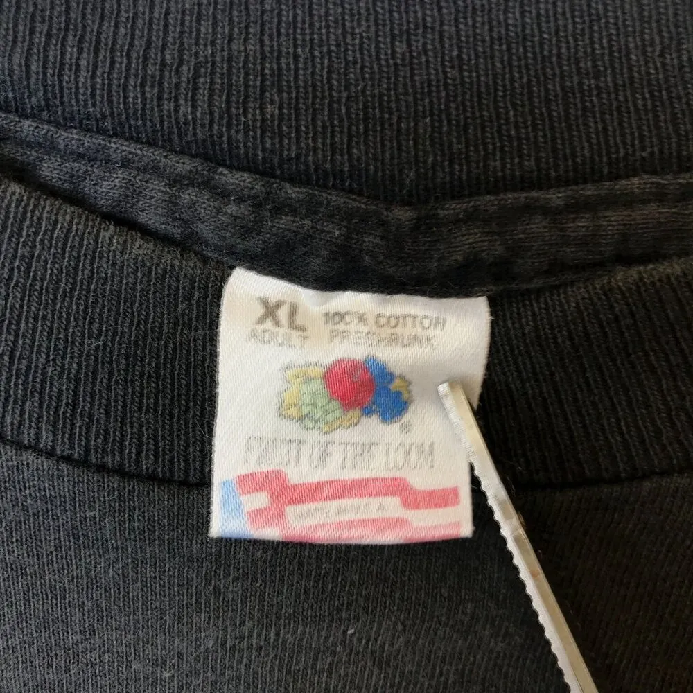 Distressed Music City Tonight Crook & Chase Crew Graphic Tee Vintage 90s Unisex - Image 6