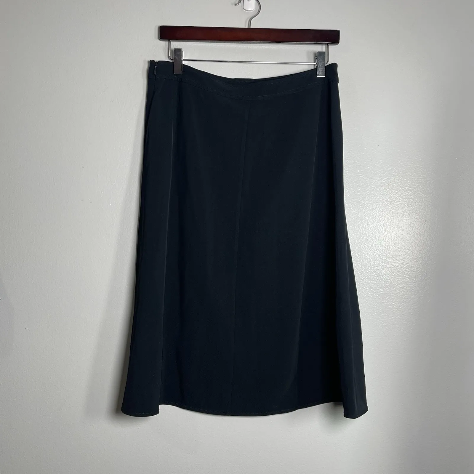 EVERLANE Swing Button Skirt Size 10 Black NEW Modern Minimalist Career Work - Image 8