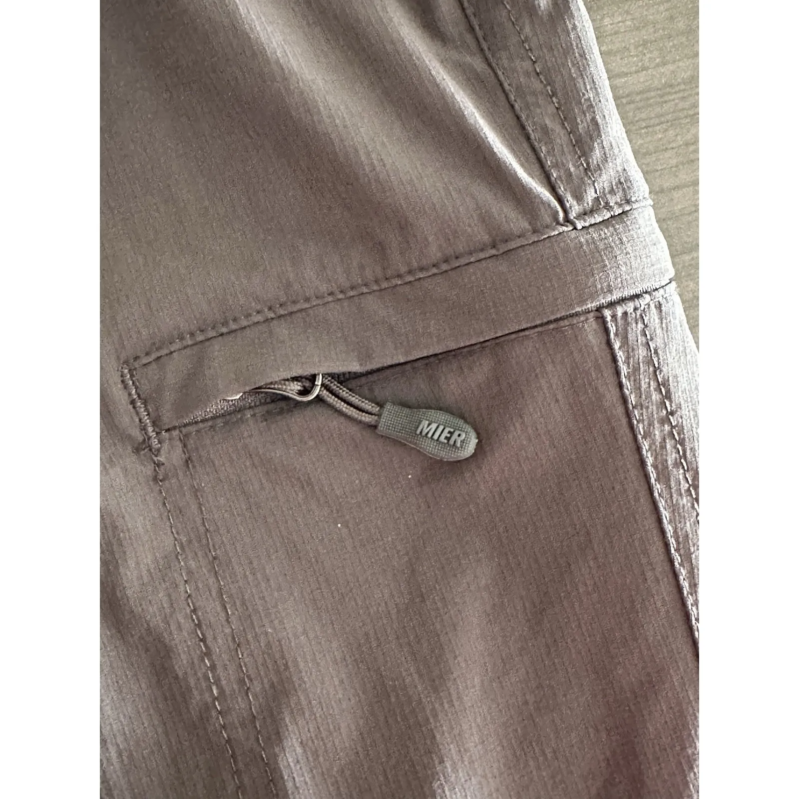 MIER Womens Lightweight Quick Dry Cargo Hiking Pants Size 12 Black Outdoor - Image 6